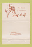 Matchbook Cover - Tony Lama Cowboy Boots Corral Western Atkinson NB 40 Strike