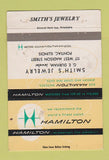 Matchbook Cover - Hamilton Watches Smith's Pontiac IL WEAR 40 Strike