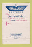 Matchbook Cover - Hamilton Watches Smith's Pontiac IL WEAR 40 Strike