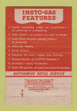 Matchbook Cover - Insto Gas Bamberger Robbins Wilmington DE 40 Strike