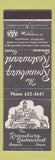 Matchbook Cover - Ronneburg Restaurant Amana IA