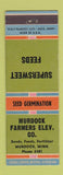 Matchbook Cover - Murdock Farmers Elevator Murdock MN Supersweet Feed