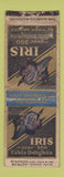 Matchbook Cover - Iris Foods Haas Baruch DQ WORN BOBTAIL