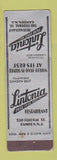 Matchbook Cover - Lintonia Food Shop Camden NJ SAMPLE WEAR