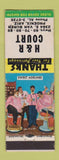 Matchbook Cover - H&R Court Motel Phoenix AZ Barber Shop Quartet