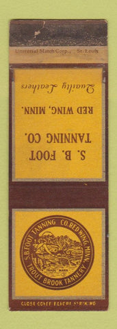Matchbook Cover - SB Foot Tanning Red Wing MN WORN SAMPLE