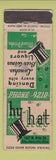 Matchbook Cover - Hi Hat Steubenville OH WORN