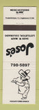 Matchbook Cover - Jose's Mexican Food Littleton Colorado