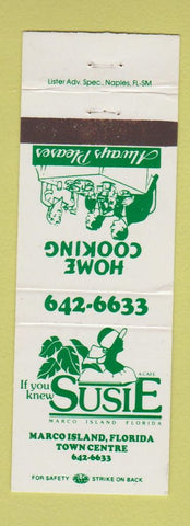 Matchbook Cover - Susie Restaurant Marco Island FL