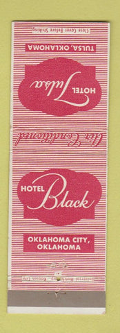Matchbook Cover - Hotel Tulsa Tulsa OK