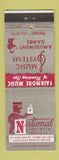 Matchbook Cover - Fairmore Music Reading PA Vending WEAR