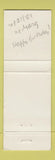 Matchbook Cover - Yankee Motor Lodge Lenox MA WORN