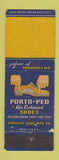 Matchbook Cover - Porto Ped Shoes Men's Portage WEAR
