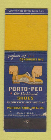 Matchbook Cover - Porto Ped Shoes Men's Portage WEAR