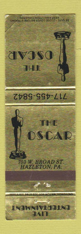 Matchbook Cover - The Oscar Hazleton PA