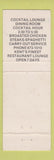 Matchbook Cover - Kentwood Restaurant Kent OH