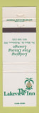 Matchbook Cover - Lakeview Inn Wolfeboro NH