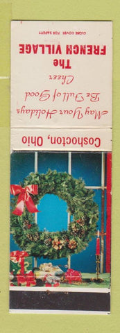 Matchbook Cover - The French Village Cochocton OH Christmas WEAR