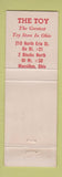 Matchbook Cover - The Toy Store Massillon OH