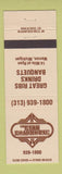 Matchbook Cover - Ryan Roadhouse Warren MI