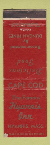 Matchbook Cover - Hyannis Inn MA WEAR
