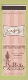 Matchbook Cover - Babbitt's Flagstaff Winslow Williams Holbrook Page AZ