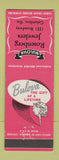 Matchbook Cover - Bulova Watches Rosenberg Jewelry Columbus GA