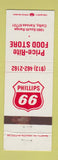 Matchbook Cover - Phillips 66 oil gas Price Rite Food Colby KS