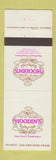 Matchbook Cover - Hoodin's Restaurant Columbus OH