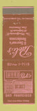Matchbook Cover - Paoli's Restaurant San Francisco CA WORN