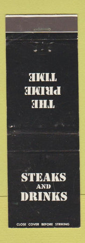 Matchbook Cover - The Prime Time Steaks Fairfield NJ WEAR