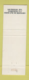 Matchbook Cover - The Prime Time Steaks Fairfield NJ WEAR