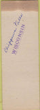 Matchbook Cover - Matchbook Cover Moose Lodge Chippewa Falls WI WORN