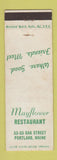 Matchbook Cover - Mayflower Restaurant Portland ME
