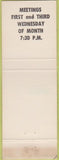 Matchbook Cover - Matchbook Cover Moose Lodge Middletown PA