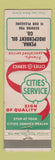 Matchbook Cover - Cities oil gas PA Independent Oil Pennsylvania WEAR