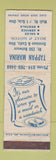 Matchbook Cover - Tappan Marina Scio OH WEAR