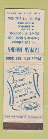 Matchbook Cover - Tappan Marina Scio OH WEAR