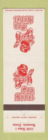 Matchbook Cover - Sea Rebel Houston TX