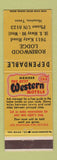 Matchbook Cover - Robinwood Lodge Houston TX