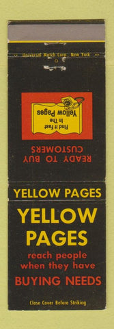 Matchbook Cover - Yellow Pages Phone Book