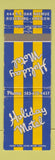 Matchbook Cover - Holiday Motel Roseburg OR WEAR
