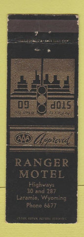 Matchbook Cover - Ranger Motel Laramie WY