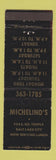 Matchbook Cover - Michelino's Salt Lake City UT restaurant