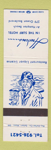 Matchbook Cover - Hudon's Surf Hotel Hampton Beach MA?