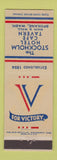 Matchbook Cover - WWII Victory Stockholm Hotel Cafe Spokane WA
