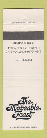 Matchbook Cover - Moveable Feast Los Angeles CA