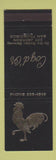Matchbook Cover - Coq D Or San Francisco CA rooster
