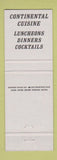 Matchbook Cover - Coq D Or San Francisco CA rooster