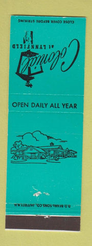 Matchbook Cover - Colonial Restaurant Lynnfield MA DD Bean